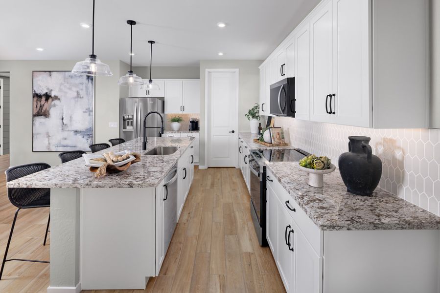 Furnished interior view inside a new home in Montana Vista: Summit, Buckeye (Image 13). Furnished interior view inside a new home in Montana Vista: Summit, Buckeye (Image 13).