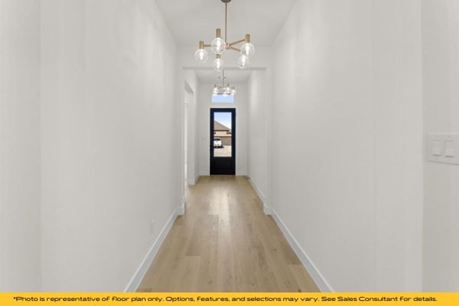 Representative unfurnished interior of a home built from the The Cayman by Stonefield Homes in The Highlands, Rockwall (Image 21).