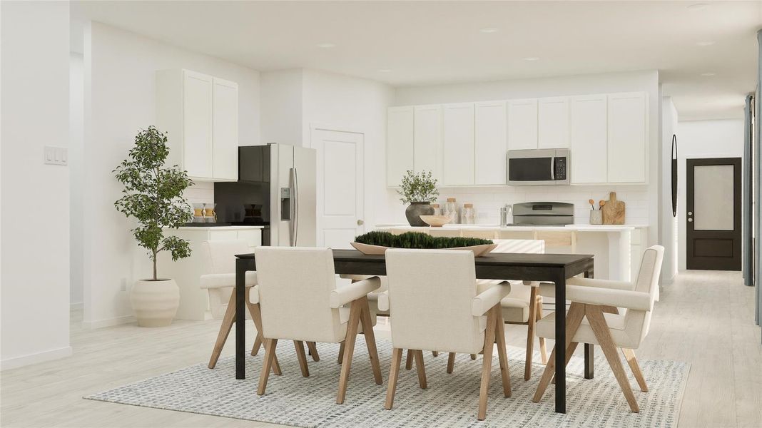 Furnished interior view inside a new home in Esperanza, Richmond (Image 8).