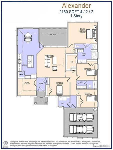 Alexander Floor Plan - Representative