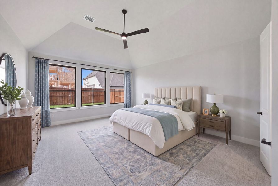 Furnished interior view inside a new home in The Homestead - 62', Rockwall (Image 15).