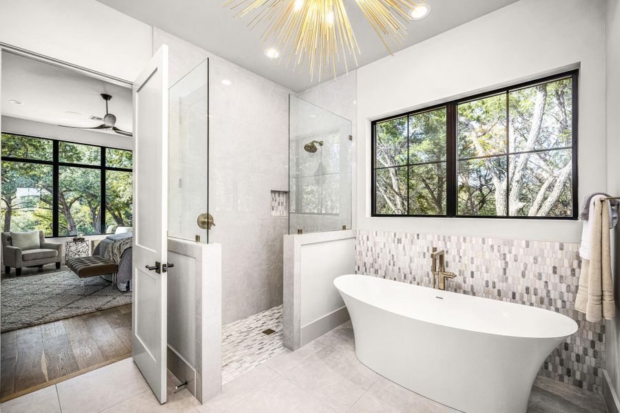 Furnished interior view inside a new home in , New Braunfels (Image 8). Furnished interior view inside a new home in , New Braunfels (Image 8).