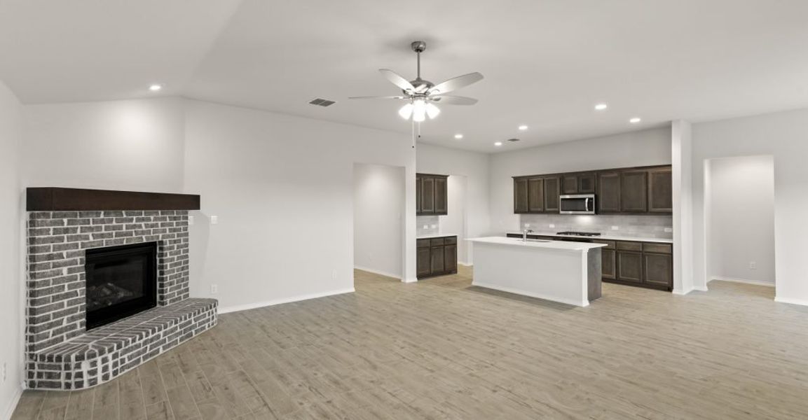 Representative exterior photo of a completed home built from the Hampton II by Impression Homes in Stone Eagle, Azle, TX (Image 10). Representative exterior photo of a completed home built from the Hampton II by Impression Homes in Stone Eagle, Azle, TX (Image 10).