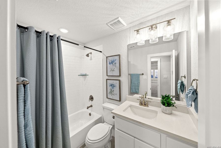 Furnished interior view inside a new home in Ventana, Bulverde (Image 16).