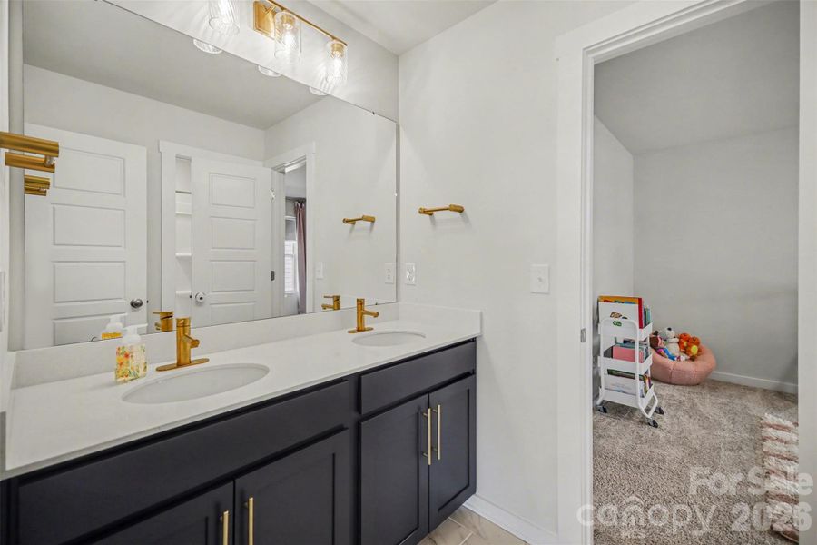 Furnished interior view inside a new home in Enclave at Caldwell, Charlotte (Image 32).