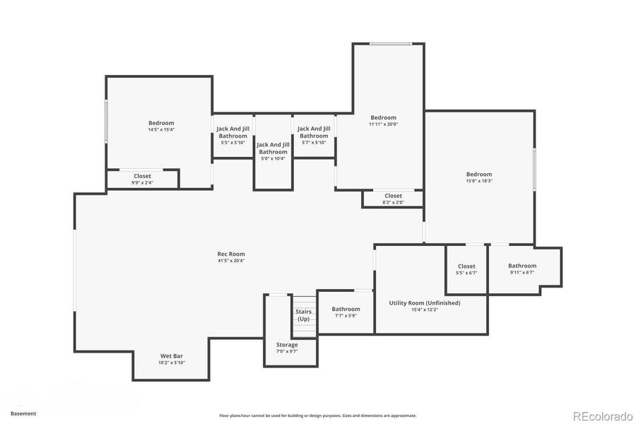 2D floor plan layout of this home in , Colorado Springs, CO (Image 5). 2D floor plan layout of this home in , Colorado Springs, CO (Image 5).