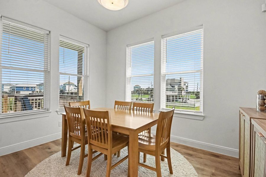 Furnished interior view inside a new home in , Galveston (Image 17).