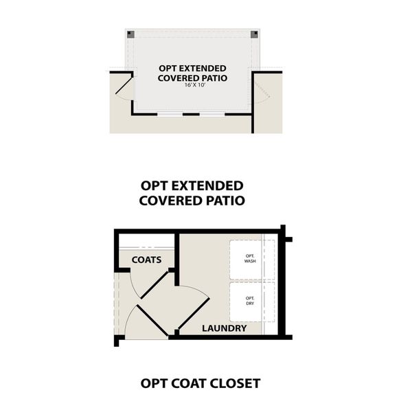 2D floor plan layout for the The Redbud A by Davidson Homes LLC in Meadow Ridge Estates, Josephine, TX (Image 5). 2D floor plan layout for the The Redbud A by Davidson Homes LLC in Meadow Ridge Estates, Josephine, TX (Image 5).
