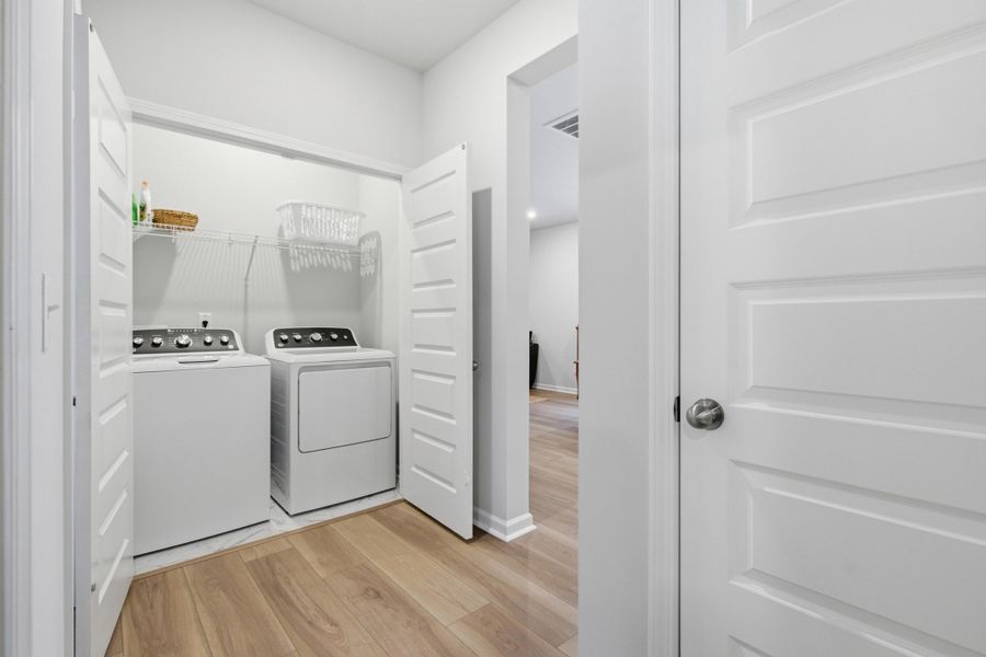 Furnished interior view inside a new home in Horizons at Summers Corner | 55+, Summerville (Image 34).