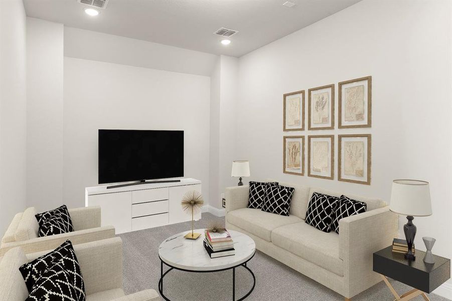 BERKLEY - B_Media Room - Virtually Staged