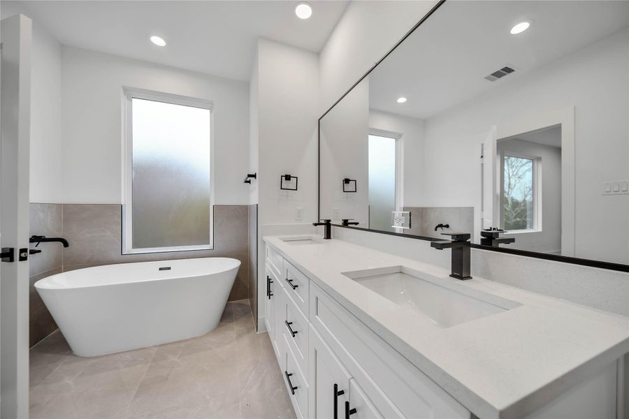 Furnished interior view inside a new home in , Houston (Image 8).