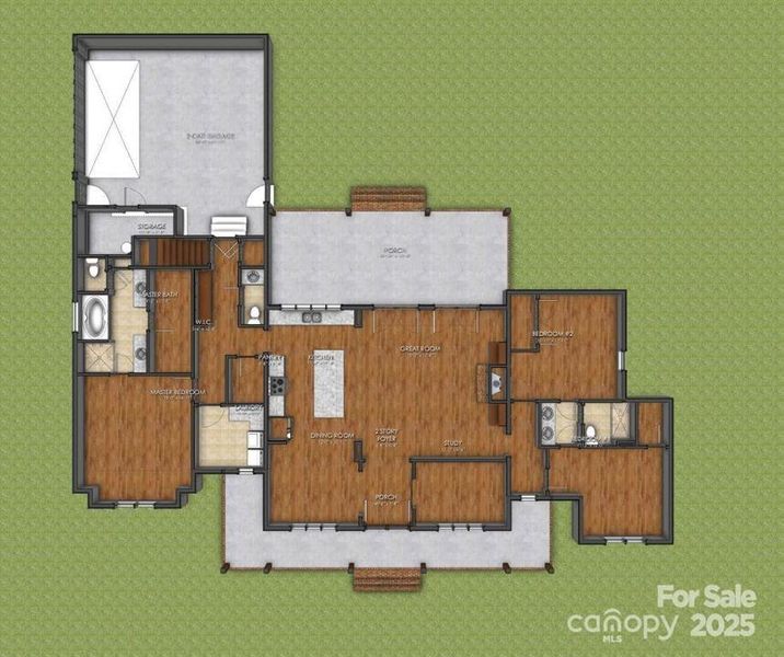 2D floor plan layout of this home in , Gastonia, NC (Image 3). 2D floor plan layout of this home in , Gastonia, NC (Image 3).