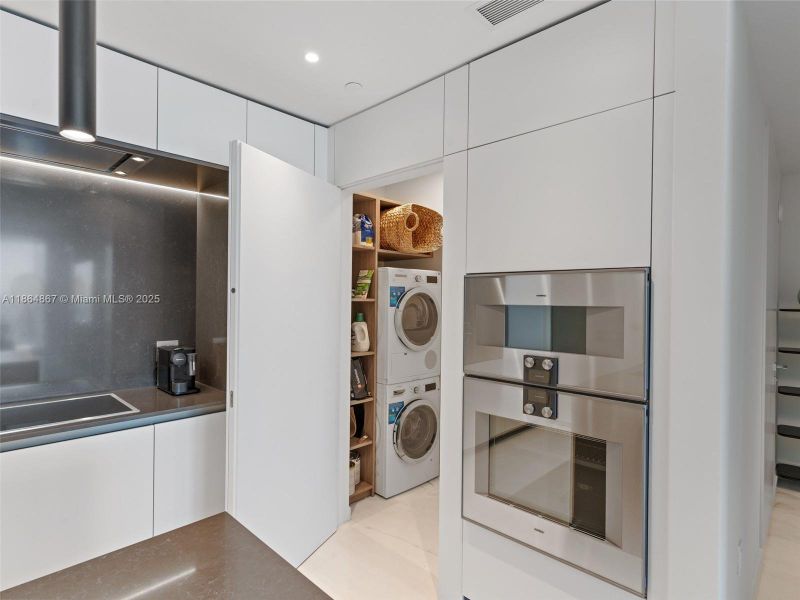 Furnished interior view inside a new home in , Miami (Image 34).