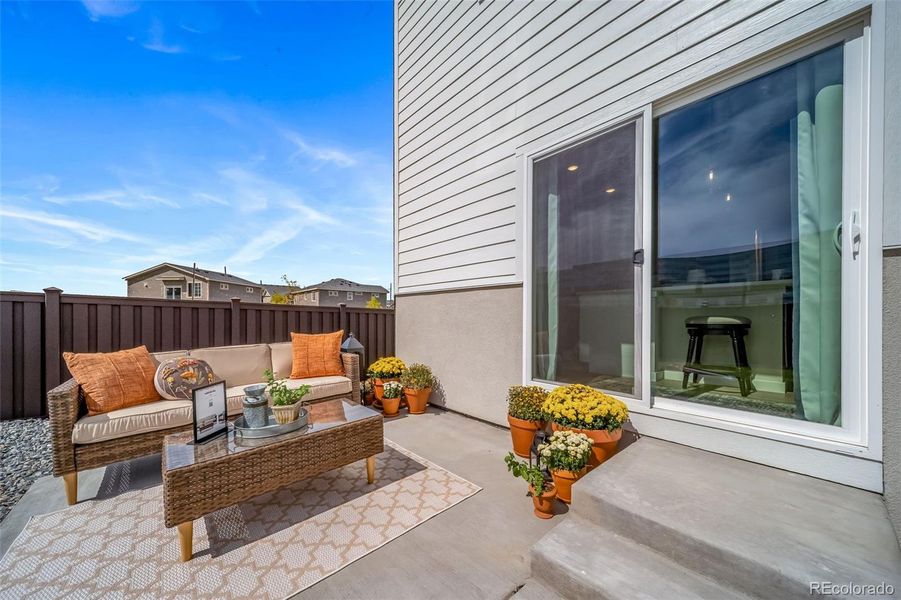 Exterior details and patio area of a home in , Aurora (Image 25). Exterior details and patio area of a home in , Aurora (Image 25).