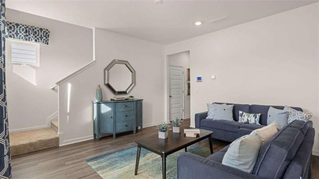 Furnished interior view inside a new home in Poplar Preserve, Newnan (Image 7).