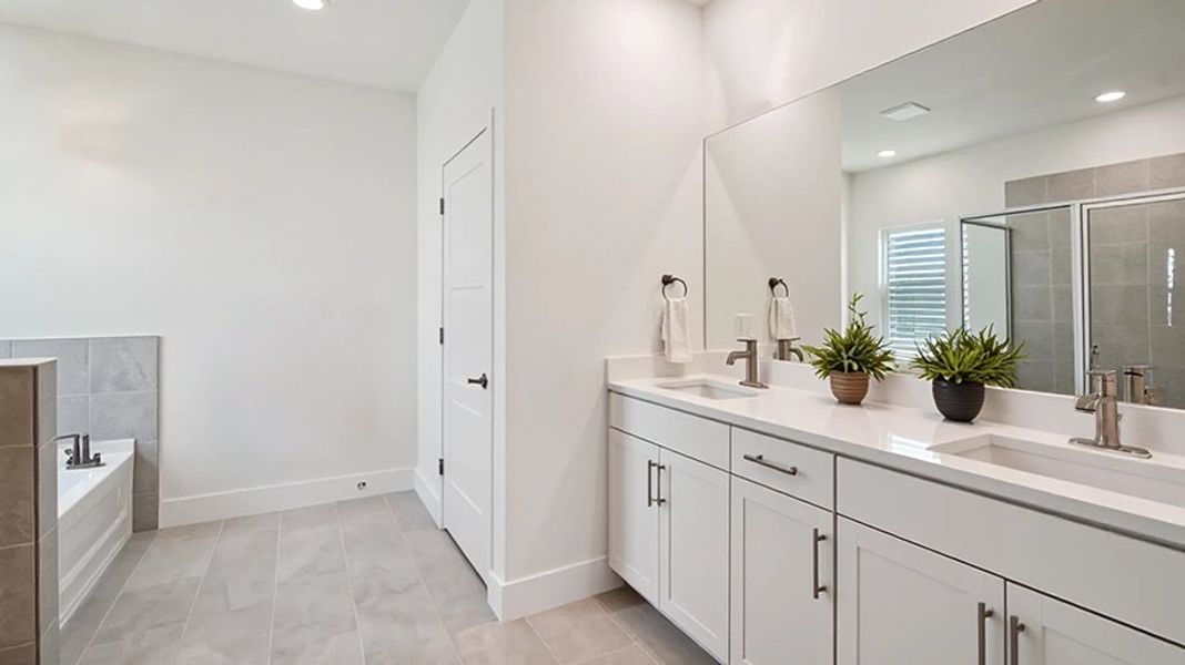 Representative furnished interior of a home built from the LANTANA by D.R. Horton in Buchanan Trails, Newberry (Image 10).