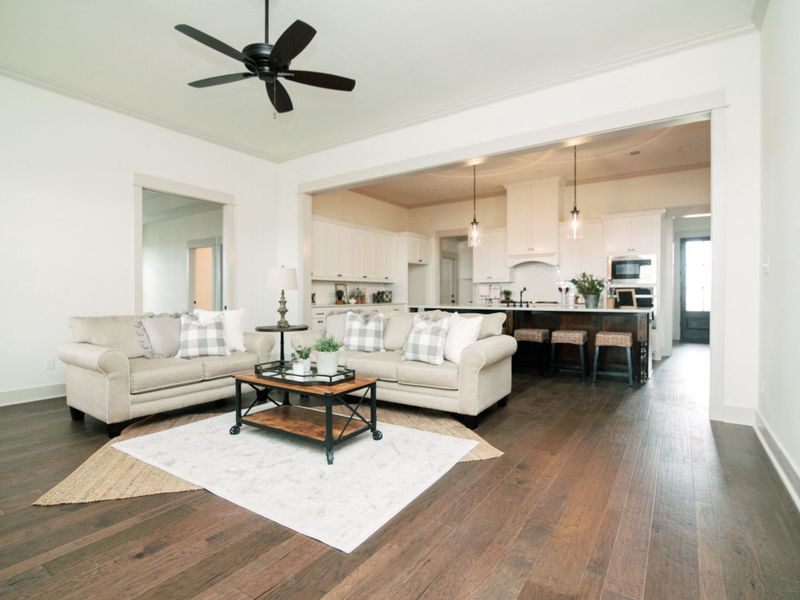 Representative furnished interior of a home built from the The Savannah by Reece Homes in Harvest Meadows, Bryan (Image 27).