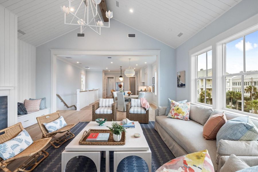 Furnished interior view inside a new home in , Galveston (Image 32). Furnished interior view inside a new home in , Galveston (Image 32).