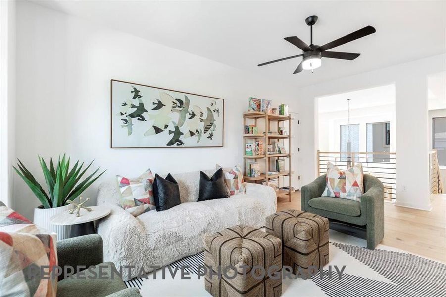 Furnished interior view inside a new home in Wellington, Haslet (Image 6).