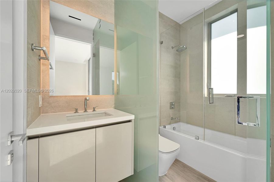 Furnished interior view inside a new home in , Miami (Image 12).