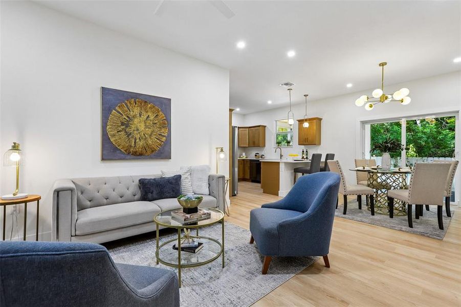 Furnished interior view inside a new home in , Dunedin (Image 16).