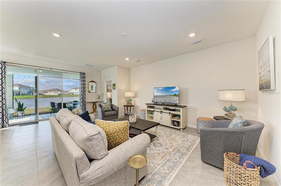 Furnished interior view inside a new home in Coddington, Bradenton (Image 18). Furnished interior view inside a new home in Coddington, Bradenton (Image 18).