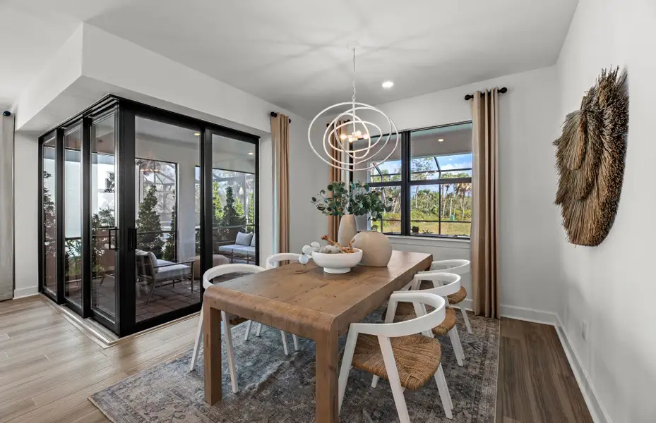 Furnished interior view inside a new home in Lakespur Wellen Park, Venice (Image 4).