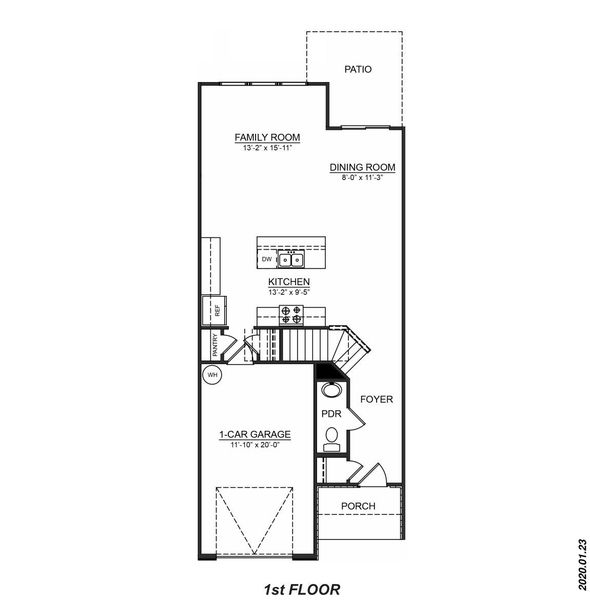 2D floor plan layout of this home in The Townes at Stonecrest, Hendersonville, NC (Image 4). 2D floor plan layout of this home in The Townes at Stonecrest, Hendersonville, NC (Image 4).