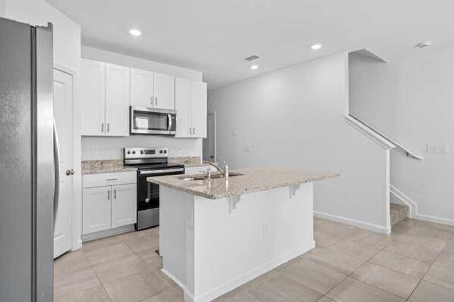 Furnished interior view inside a new home in , Fort Pierce (Image 12).