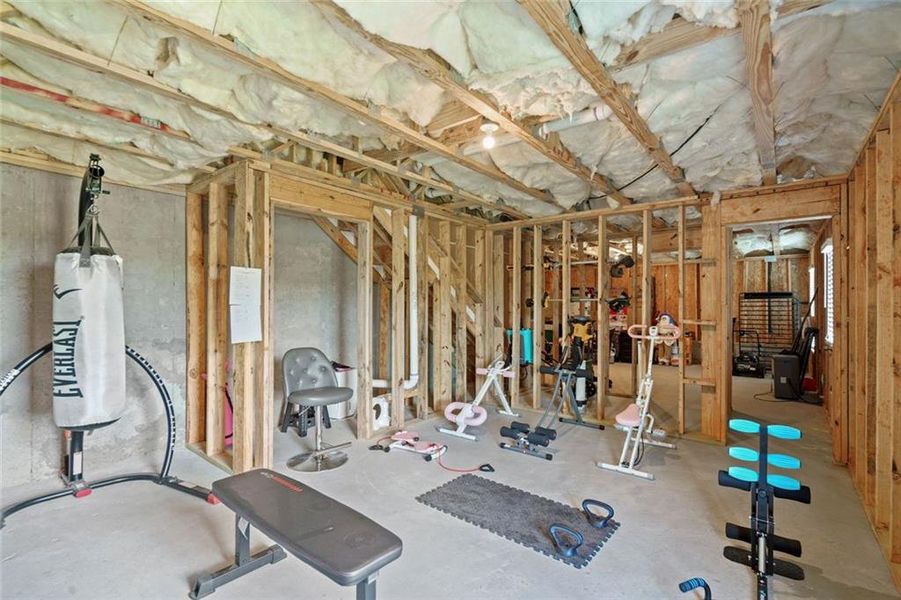 In-progress construction of a new home in The Enclave at Dial Farm Phase III, Walnut Grove, GA (Image 43).
