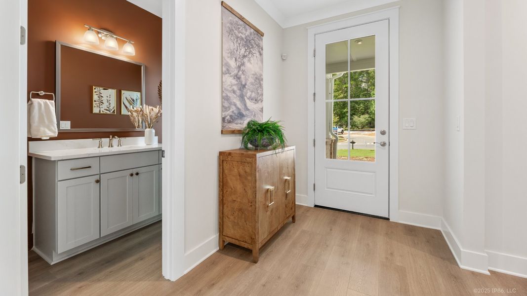 Representative furnished interior of a home built from the Provenance by Epcon Communities in The Courtyards by The Manor, Alpharetta (Image 26).