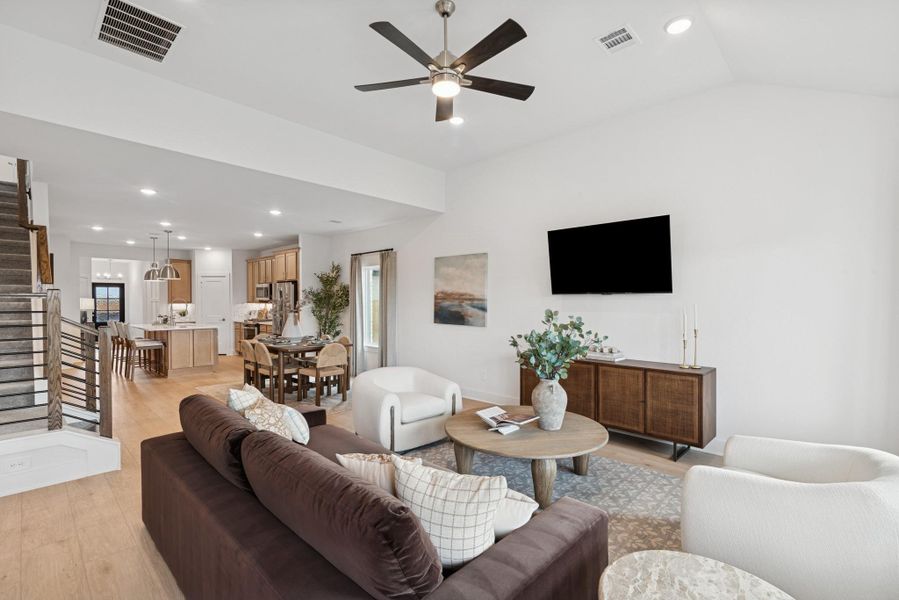 Furnished interior view inside a new home in Wildrye, Waller (Image 32).