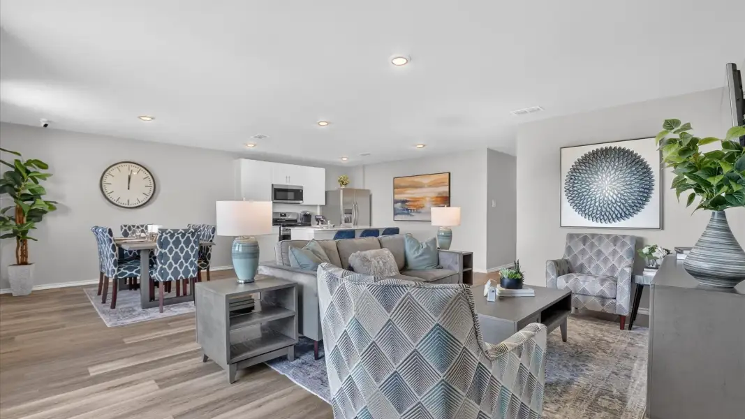 Furnished interior view inside a new home in Springhill South, Boyd (Image 14).