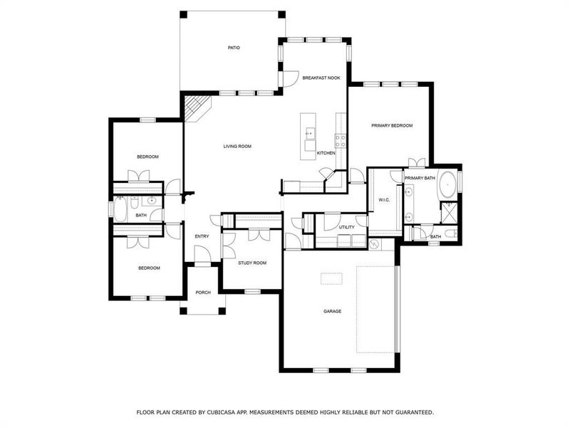 2D floor plan layout of this home in , Springtown, TX (Image 5).