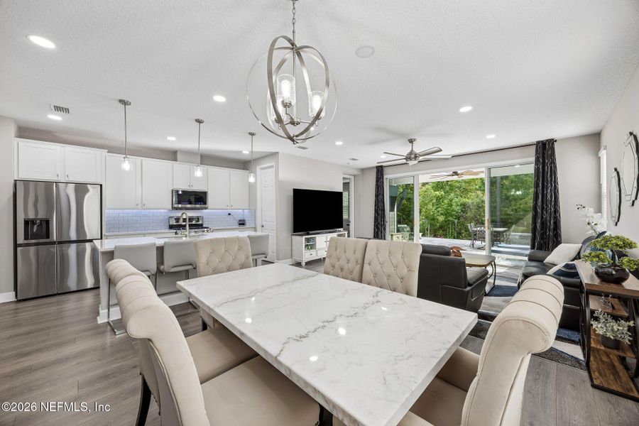 Furnished interior view inside a new home in Tributary, Yulee (Image 16).