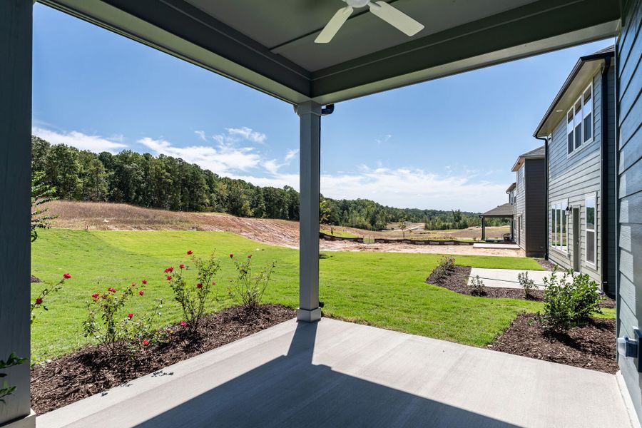 Representative exterior details of a home built from the The Crossman by David Weekley Homes in Serenity - The Cottage Collection, Fuquay Varina (Image 2).