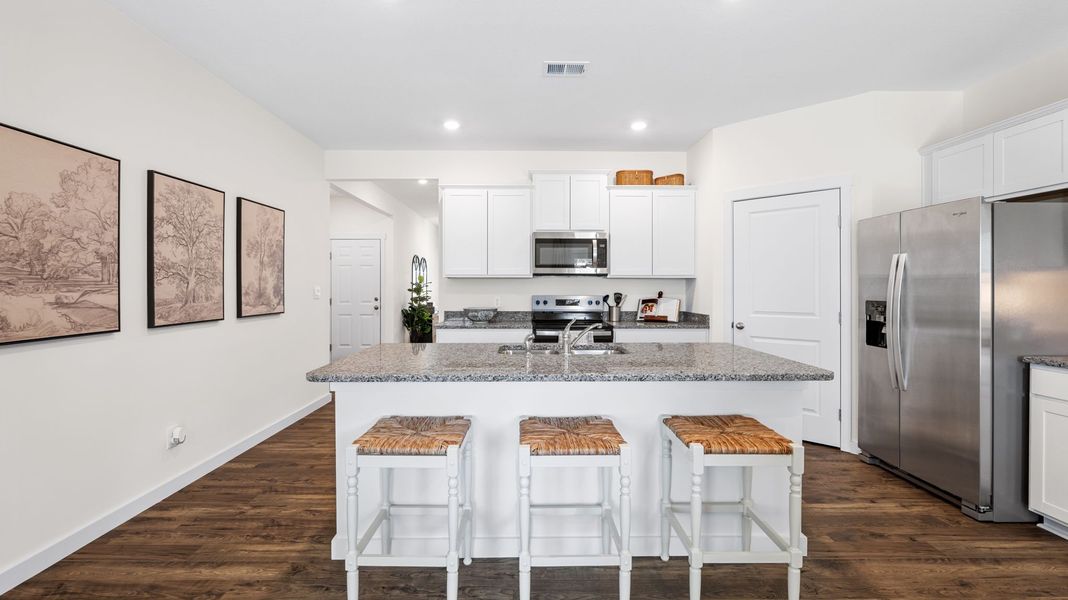 Furnished interior view inside a new home in The Cove at Thrasher Landing, Hixson (Image 17).