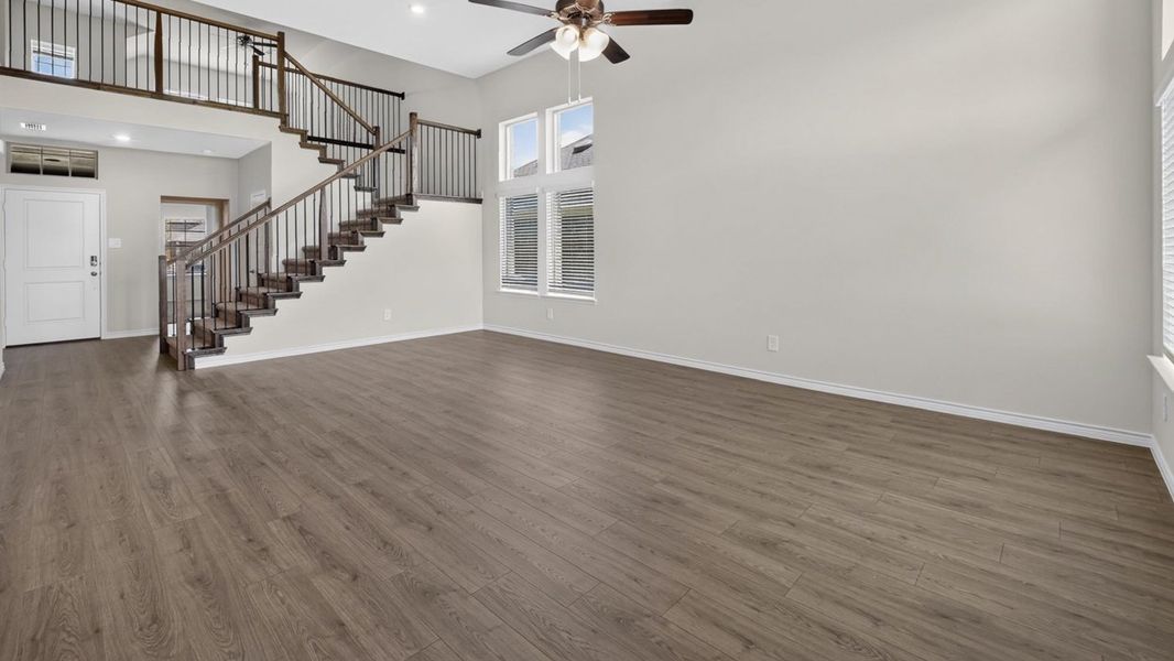 Representative unfurnished interior of a home built from the H233 Alpine by D.R. Horton in Lilybrooke at Legacy Hills, Celina (Image 8).