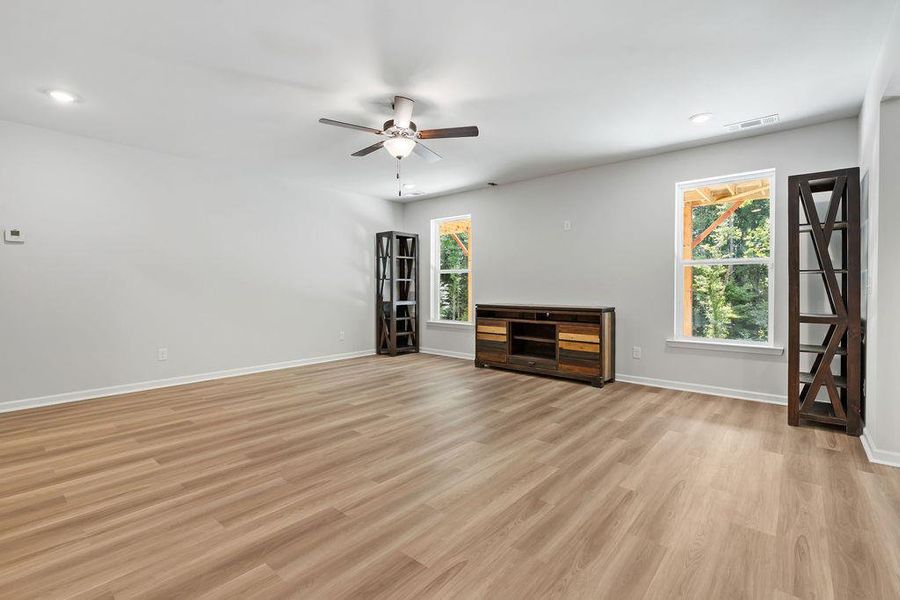 Spacious, unfurnished interior of a new home in Trinity Park, McDonough (Image 56). Spacious, unfurnished interior of a new home in Trinity Park, McDonough (Image 56).