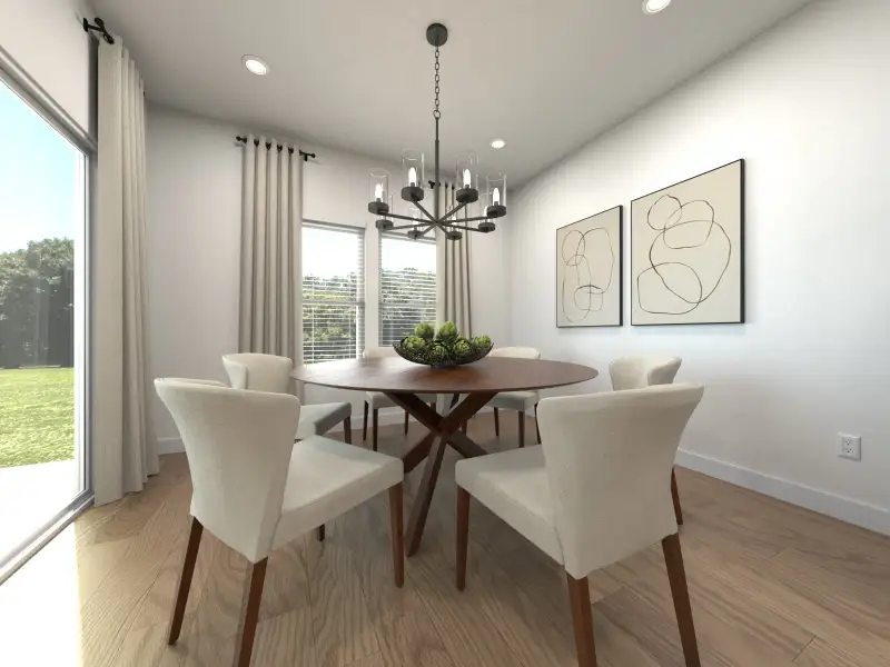 Furnished interior view inside a new home in Greystone - Ridge Series, Smyrna (Image 3).