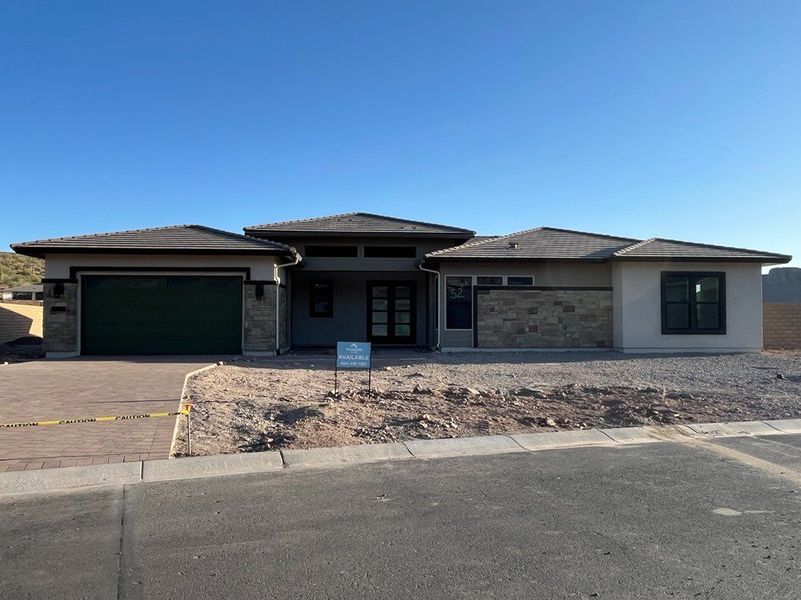In-progress construction of a new home in Estates at Kings Ranch, Gold Canyon, AZ (Image 23).