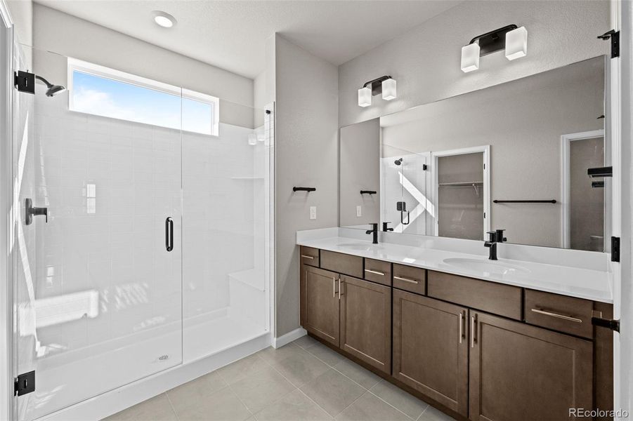 Furnished interior view inside a new home in Painted Prairie, Aurora (Image 5).