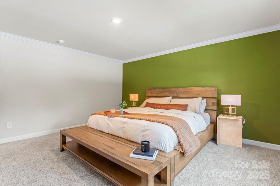 Furnished interior view inside a new home in Henderson Manor, Charlotte (Image 6).