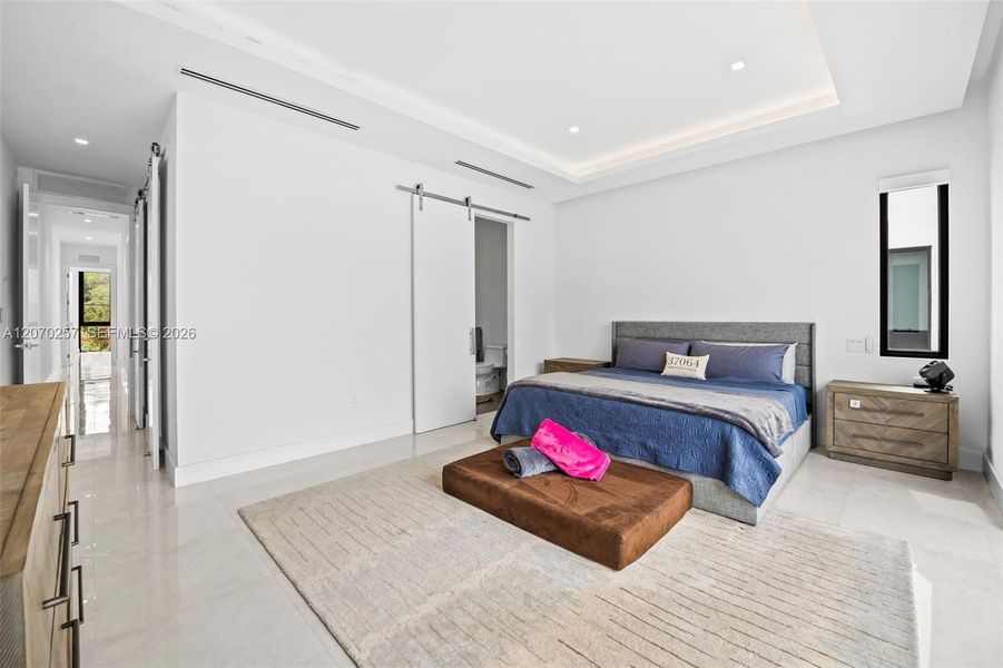Furnished interior view inside a new home in , Miami (Image 10).