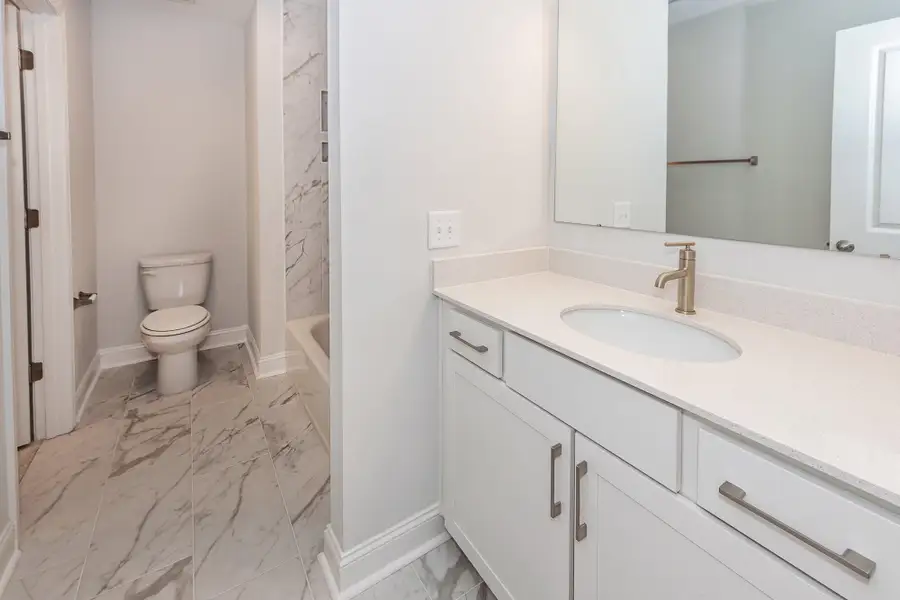 Furnished interior view inside a new home in Hampton Woods, Summerville (Image 3). Furnished interior view inside a new home in Hampton Woods, Summerville (Image 3).