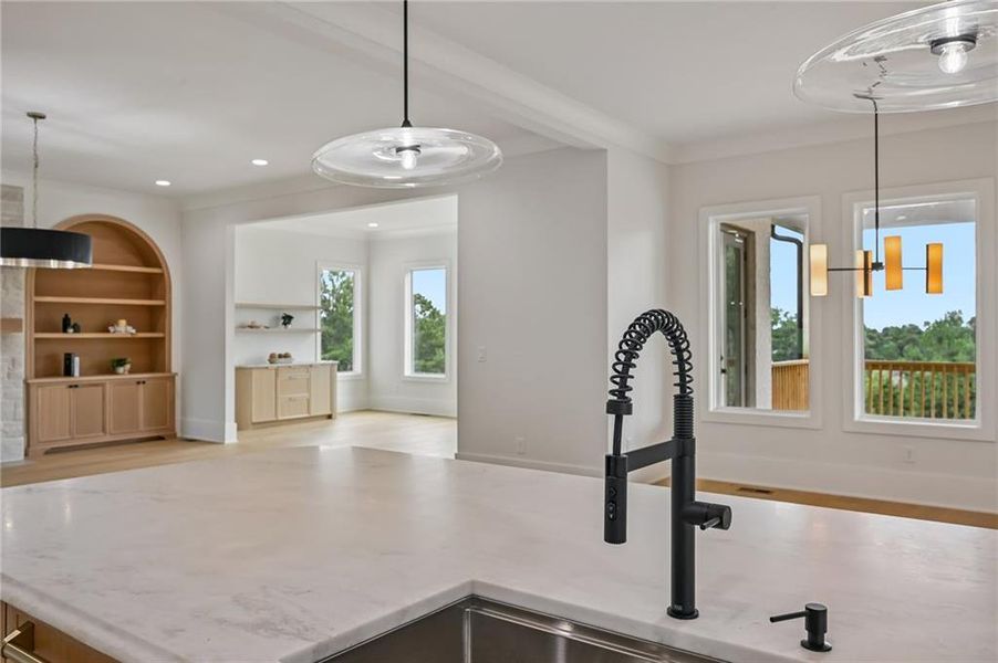 Furnished interior view inside a new home in , Buford (Image 9).