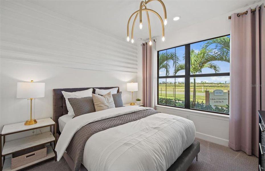 Furnished interior view inside a new home in Grandura, Sarasota (Image 19). Furnished interior view inside a new home in Grandura, Sarasota (Image 19).