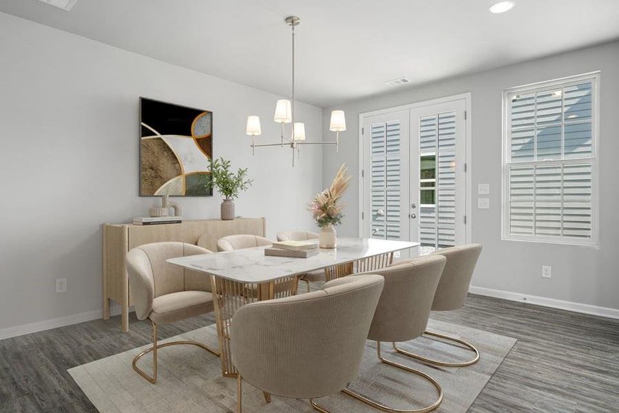 Furnished interior view inside a new home in Harmony, Auburn (Image 7).