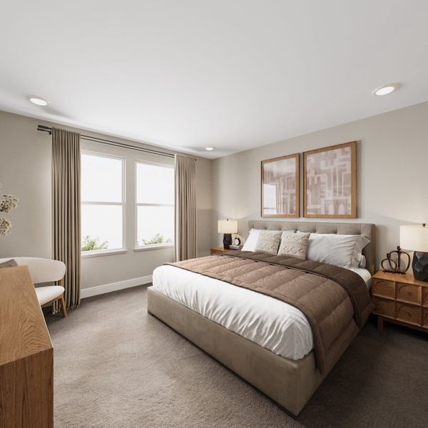 Representative furnished interior of a home built from the Vista by Taylor Morrison in Sugar Creek Alpine Collection, Loveland (Image 4).