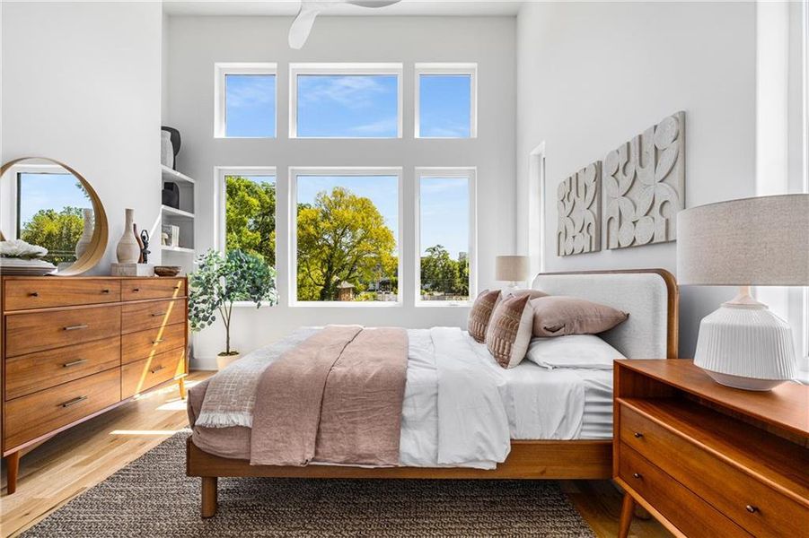 Furnished interior view inside a new home in , Atlanta (Image 38).